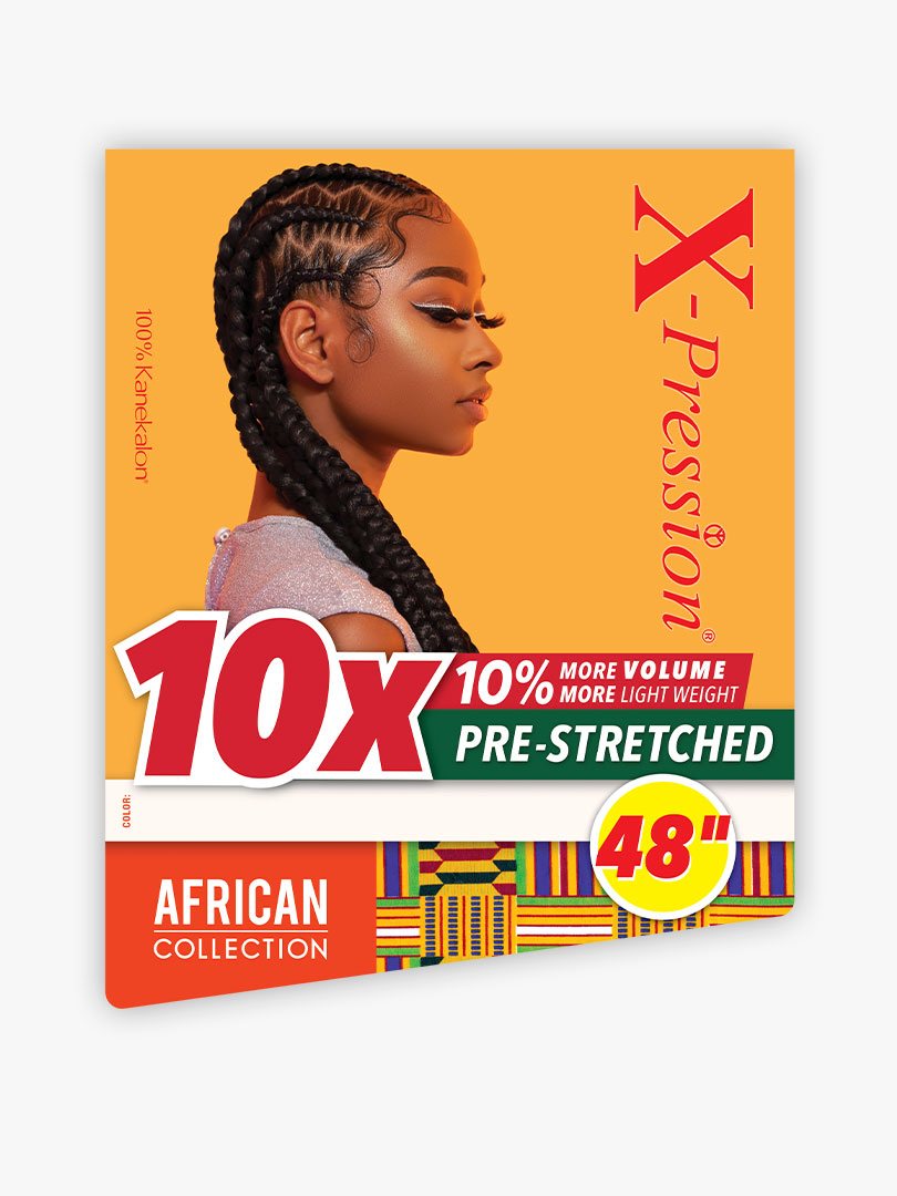 Sensationnel African Collection 3X X-Pression Pre-Stretched Braid 28  (Kids) (1-pack, 2)